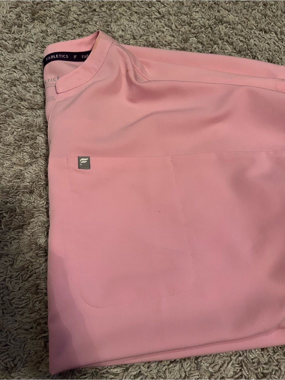 Fabletics Pink Marshmallow top Large